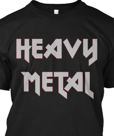 HEAVY METAL T-Shirt - Mens - black T-Shirt zoom