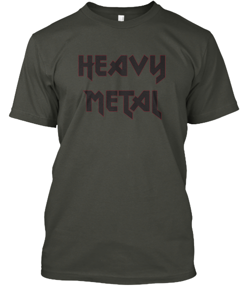 HEAVY METAL T-Shirt - Mens - dark grey T-Shirt