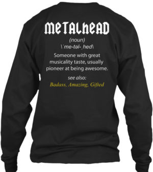 Metalhead Definition Sweatshirt - B - Black