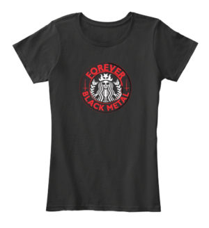 FOREVER BLACK METAL T-Shirt - B - womens - black T-Shirt