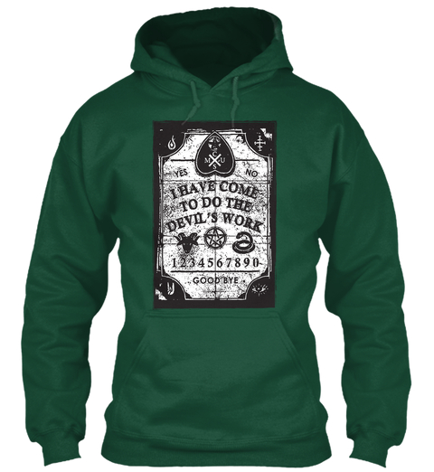 Ouija Devils Work hoodie - green T-Shirt