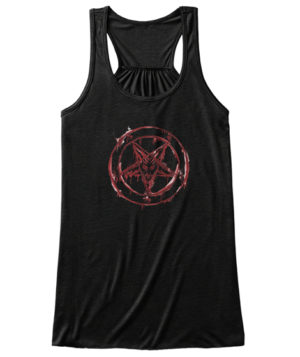 Pentagram in Blood womens tanktop - black T-Shirt