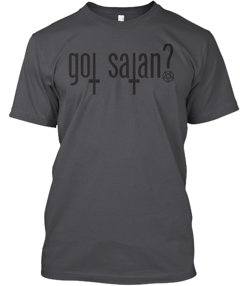 got satan T-Shirt - Mens - dark grey T-Shirt