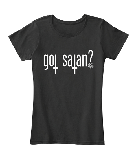 got satan T-Shirt - womens - black T-Shirt