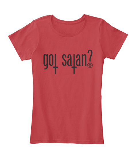 got satan T-Shirt - womens - red T-Shirt