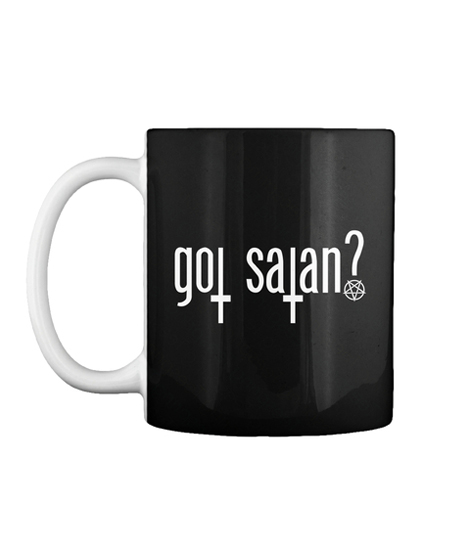 got satan mug - black mug
