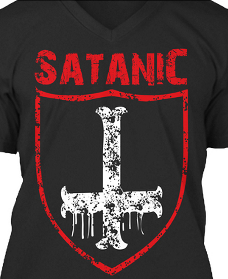 SATANIC-UNHOLY-ARMY-V-Neck-T-Shirt---Mens---SATANIC-T-Shirt-Store---HeavyMetalTshirts