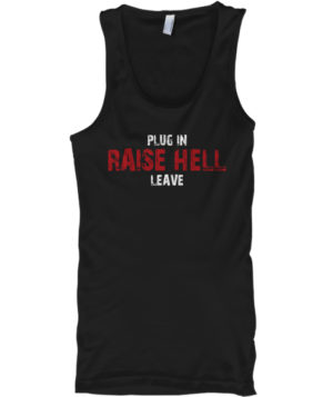 RAISE HELL Unisex Tanktop - METALHEAD T Shirt Store - HeavyMetalTshirts.net - Black tanktop