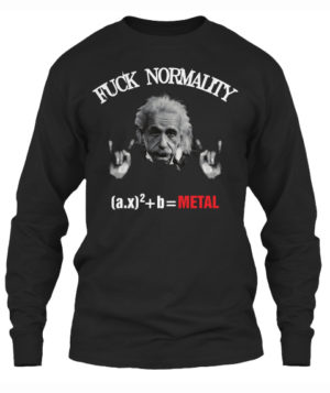 Fuck Normality SweatShirt - METALHEAD T Shirt Store - Heavy Metal T Shirts - Black