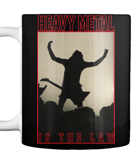 HEAVY-METAL-IS-THE-LAW-MUG---Heavy-Metal-T-Shirts---Metalhead-Clothing---Black